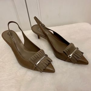 Lauren by Ralph Lauren Latasha D-orsay Olive Pumps